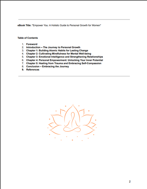 Empower You: A Holistic Guide to Personal Growth for Women
